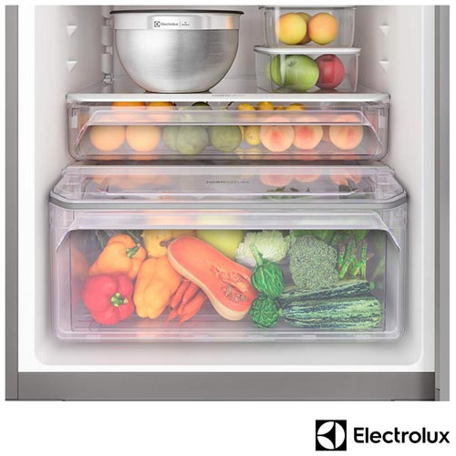 Refrigerador De 02 Portas Electrolux Frost Free Com 474 Litros Com Top Freezer Platinum - Df56s