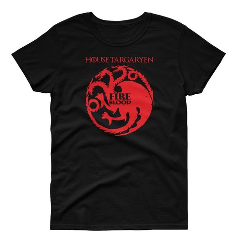 Playera Game Of Thrones - House Targaryen - Mod 1