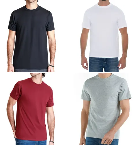Playeras basicas de algodon sale