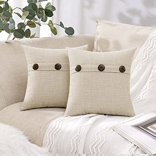 Miulee Set Of 2 Decorativo Lino Lanzar Almohada Funda Y7k6n