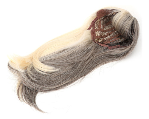 Peluca De Pelo Falso, Largo Y Liso, Resistente Al Calor, Bla