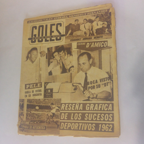 Goles 752 El Boca Juniors 1962 Campeon Visto Por D'amico