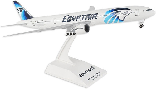 Daron Skymarks Egipto Air 777   300 avion Modelo Con Gea