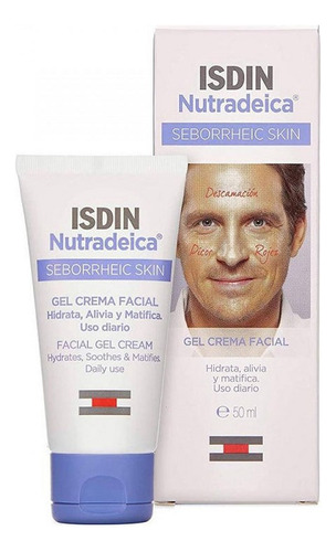 Nutradeica Gel-crema Facial Para Piel Seborreica Isdin X50ml Momento De Aplicación Día/noche Tipo De Piel Seborreica