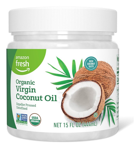 Aceite De Coco Virgen Orgánico Happy Belly 443 Ml Marca Am