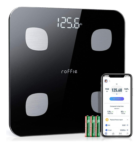 Body Fat Scale, Roffie Smart Digital Bathroom Scale For Body