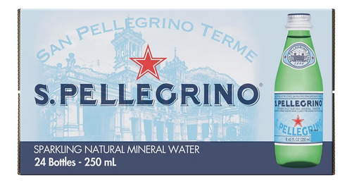 Agua Mineral S.pellegrino 24 Piezas De 250 Ml Osh