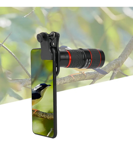 Lente Telefoto Com Zoom De 20x E Clipe Para Smartphones