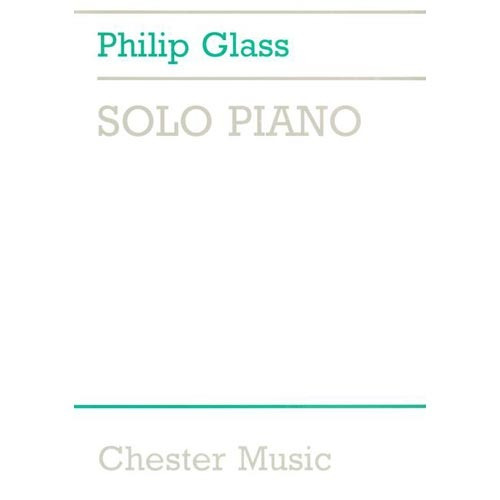 Philip Glass: Piano Solo