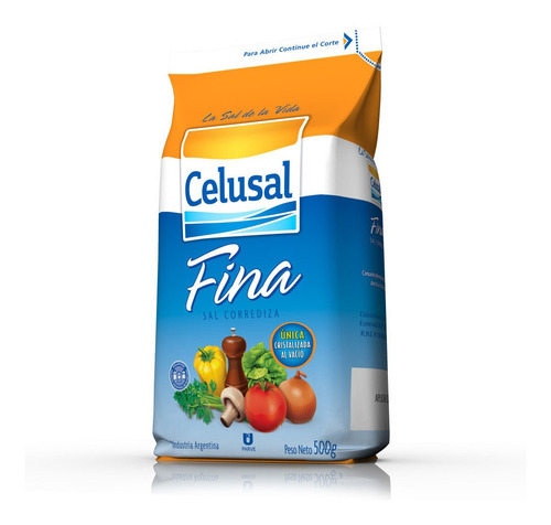Sal Fina Celusal Paquete 500g Sin Tacc Libre Gluten