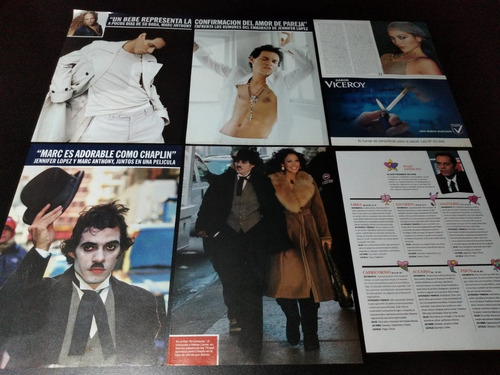 (ai094) Marc Anthony * Recortes Revistas Clippings