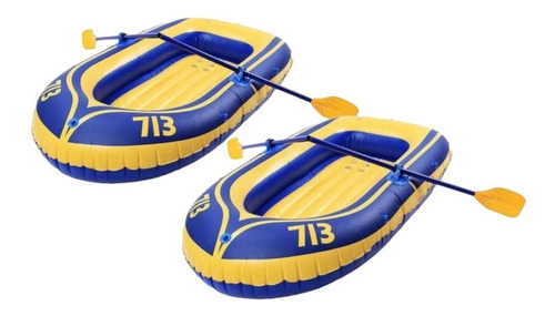 X2 Bote Inflable Botes Inflables Remos + Inflador Parches