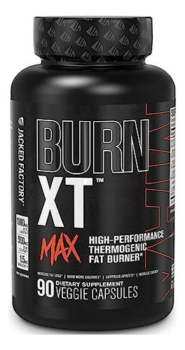 Jacked Factory Burn-xt Max - Quemador De Grasa Termogénico