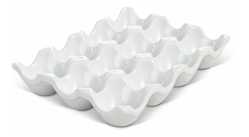 Harold Import 58001 Co. Huevera (porcelana), Color Blanco, C