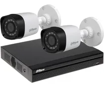 Comprar Kit Seguridad Dahua Dvr 4 Ch + 2 Camaras Exterior 2mp M3k