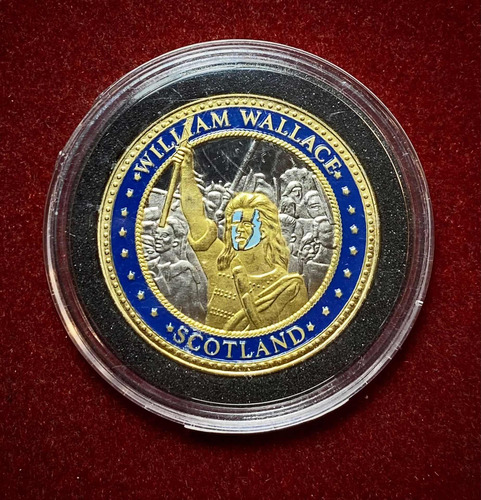 Medalla O Token Escocia William Wallace Edimburgo Nuevo
