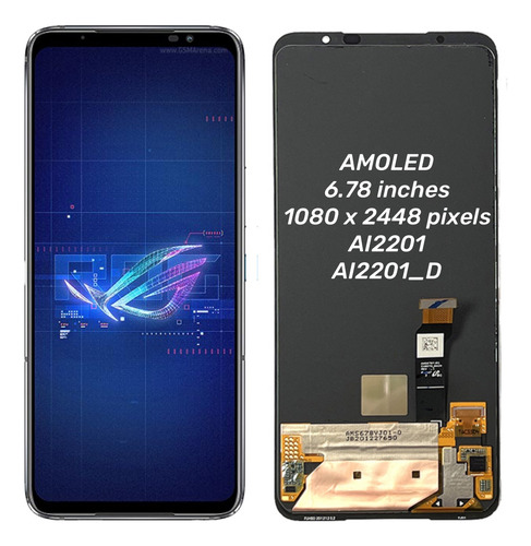 Iv Pantalla Táctil Amoled Para Asus Rog Phone 6/6 Pro Ai2201