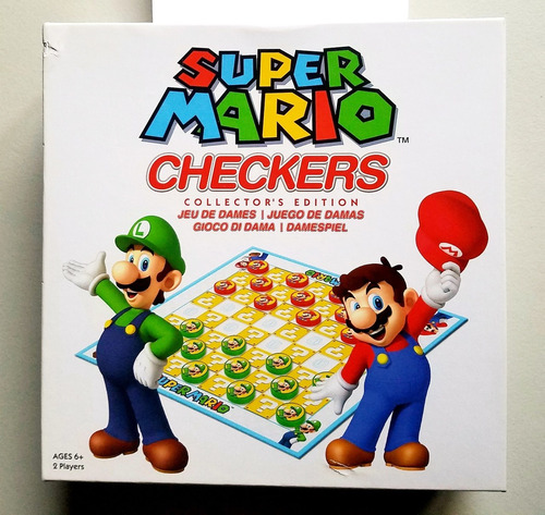Checkers Super Mario Bros Juego De Damas