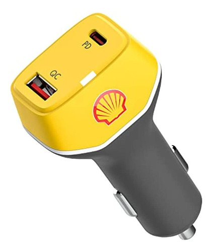 Cargador De Coche Shell Usb Cargador Rápido, Cargador De Coc