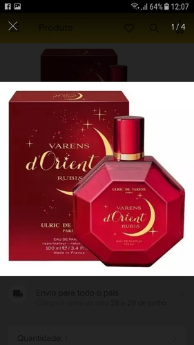 Varens D Orient Rubis Edp 100ml Feminino Original