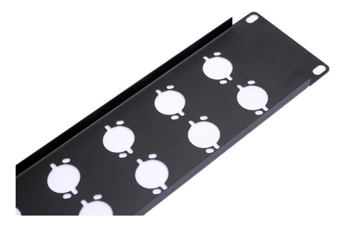 Painel Régua 2u 16 Conectores Xlr Canon - Padrão Rack 19