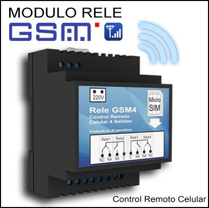 Domotica Rele Gsm Portones Accesos Barreras 