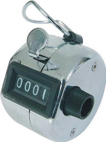 Imagen 1 de 5 de Cuenta Piezas Guiller Tc-1234 Cromado 4 Digitos