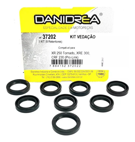 Kit Retenes Suspencion Honda 250 Xr Tornado Bieleta Monoshot