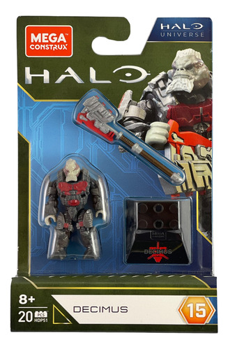 Halo Mega Construx Héroes Serie 15: Decimus 20 Decimus