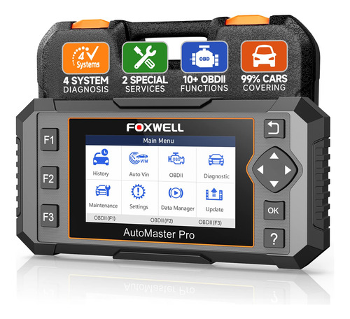 Foxwell Nt614 Elite Obd2 Escáner Abs Srs Diagnósticos De .