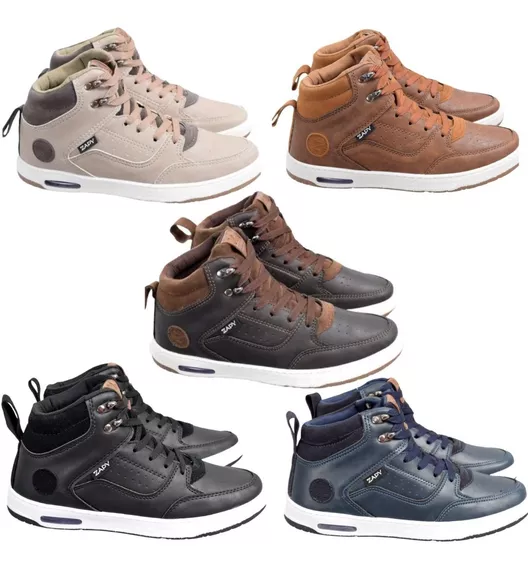 Botitas Bota Zapatilla Hombre Zapy Skate Urbana Akim 7154