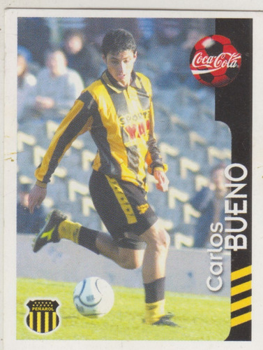 Futbol Uruguay Tarjeta Carlos Bueno Peñarol Panini Año 2000