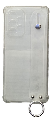 Forro Goma Transparente Con Pop Socket Samsung A53