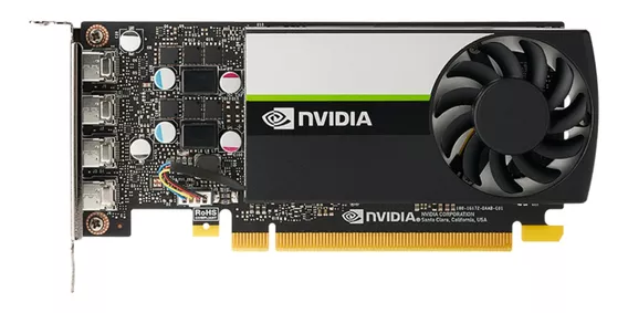 Placa Video Nvidia Pny Rtx Quadro T1000 4gb Vcnt1000-pb