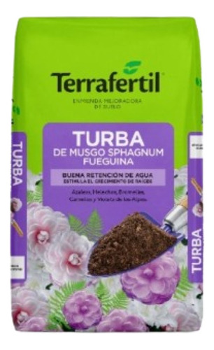 Turba Musgo Sphagnum  5lts. Terrafertil Aqua Live
