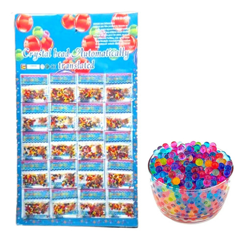 Blister Orbeez Bolitas De Biogel Hidrogel X 20 Sobres