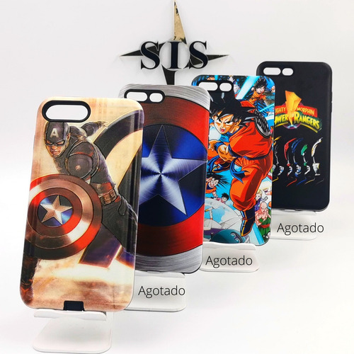 Estuche Protector Carcasa iPhone 8plus +vidrio De Regalo