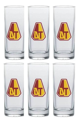 Copa Deportes Tolima Shots Aguardientera Tequila X 6 Unid