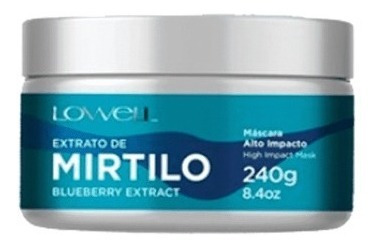 Lowell Oleosos Mirtilo Alto Impactomáscara Capilar 240 G 