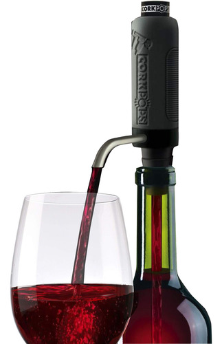 Cork Pops Vinostream Dispenser Y Aireador De Vino Neumático