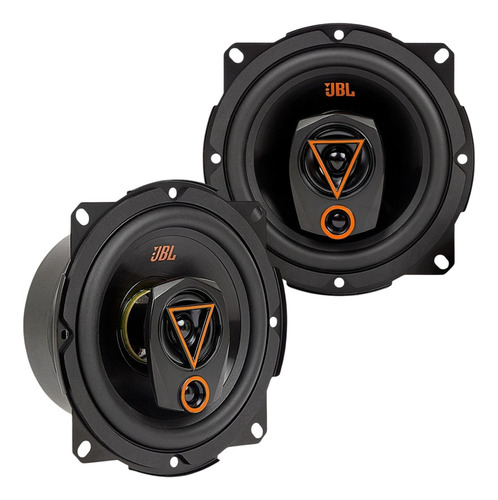 Kit Jbl Caixa Ativa Sw8a-ms Duas Vias 6pol Par 5 Pol 5trms80 Cor Preto