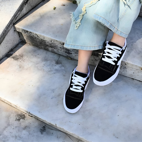 Zapatillas Urbanas Hot Sale Skater Art Van Moda Unisex Skul
