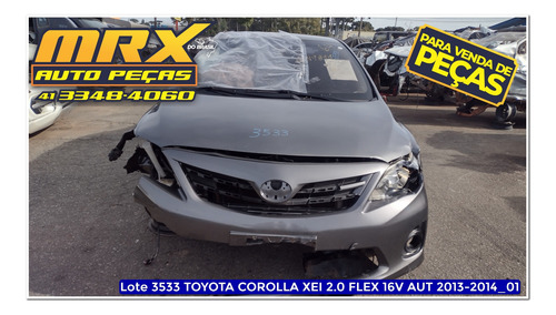 Suacata Corolla Xei 2.0 Flex 16v Aut 2014 Peças