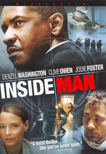 Dvd Inside Man Plan Oculto Slip Cover
