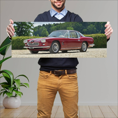 Cuadro 30x80cm Auto 1962 Maserati 5000 Gt By Fru 45