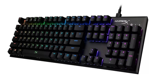 Teclado Gamer Hyperx Alloy Fps Silver Speed Rgb Mecanico 