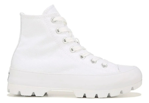 Tenis para mujer Converse All Star Chuck Taylor Lugged High Top color blanco - adulto 27 MX