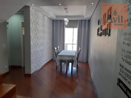 Cobertura Com 3 Dormitórios À Venda, 115 M² Por R$ 910.000,00 - Tatuapé - São Paulo/sp - Co0093