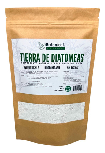 Tierra De Diatomeas Premium 500 Gr. 100% Natural