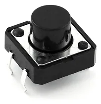 Comprar Micro Switch Pulsador Botón Interruptor Alto 4 Pines 12x12mm